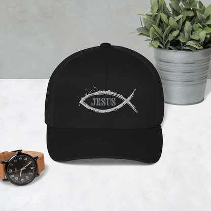 (Jesus Fish) Unisex Trucker Cap